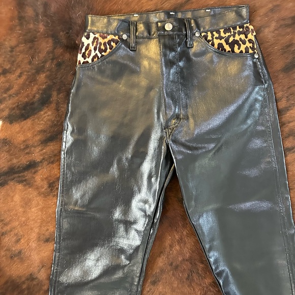 Wrangler Pants & Jumpsuits Wrangler Leather Pants Poshmark